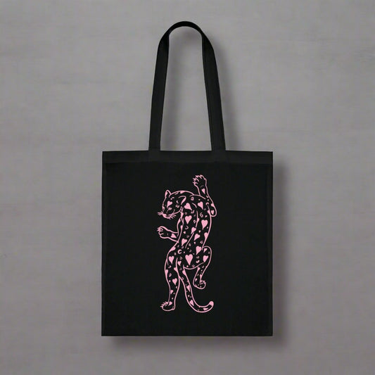 Climbing Leopard Tote