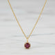 Jennie Kwon Ruby Milgrain Necklace
