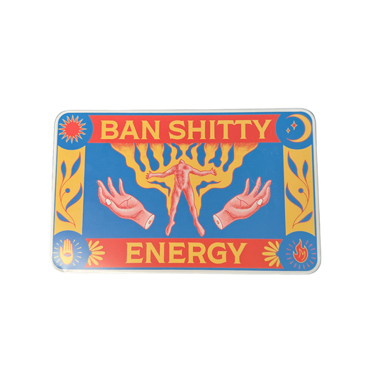 Ban Shitty Energy Bath Bomb in Tin Box (stash box, gifts)