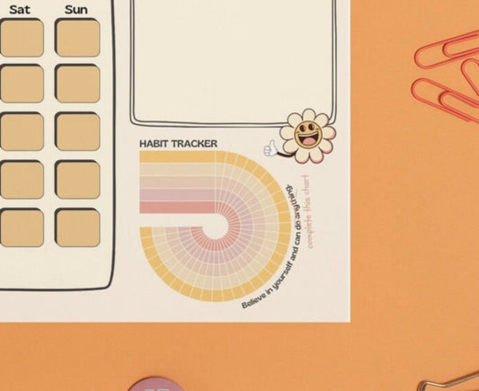 Desktop Monthly Planner Notepad