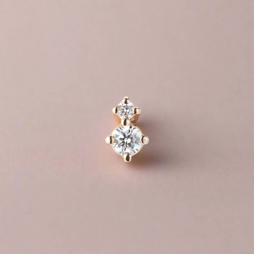 Diamond Duo Stud