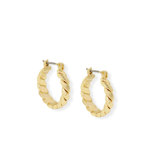 Textured Mini Hoop Earrings