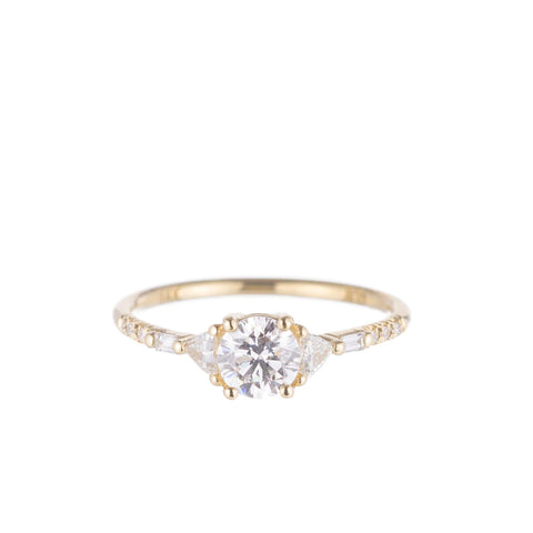 Pave Petite Bow Ring