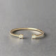 Diamond Accent Cuff Ring