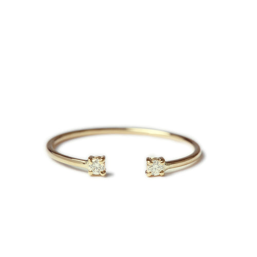 Diamond Accent Cuff Ring