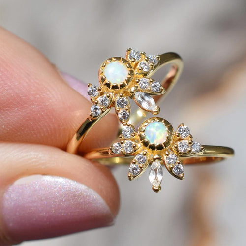 Opal & Diamond Pocahontas Ring