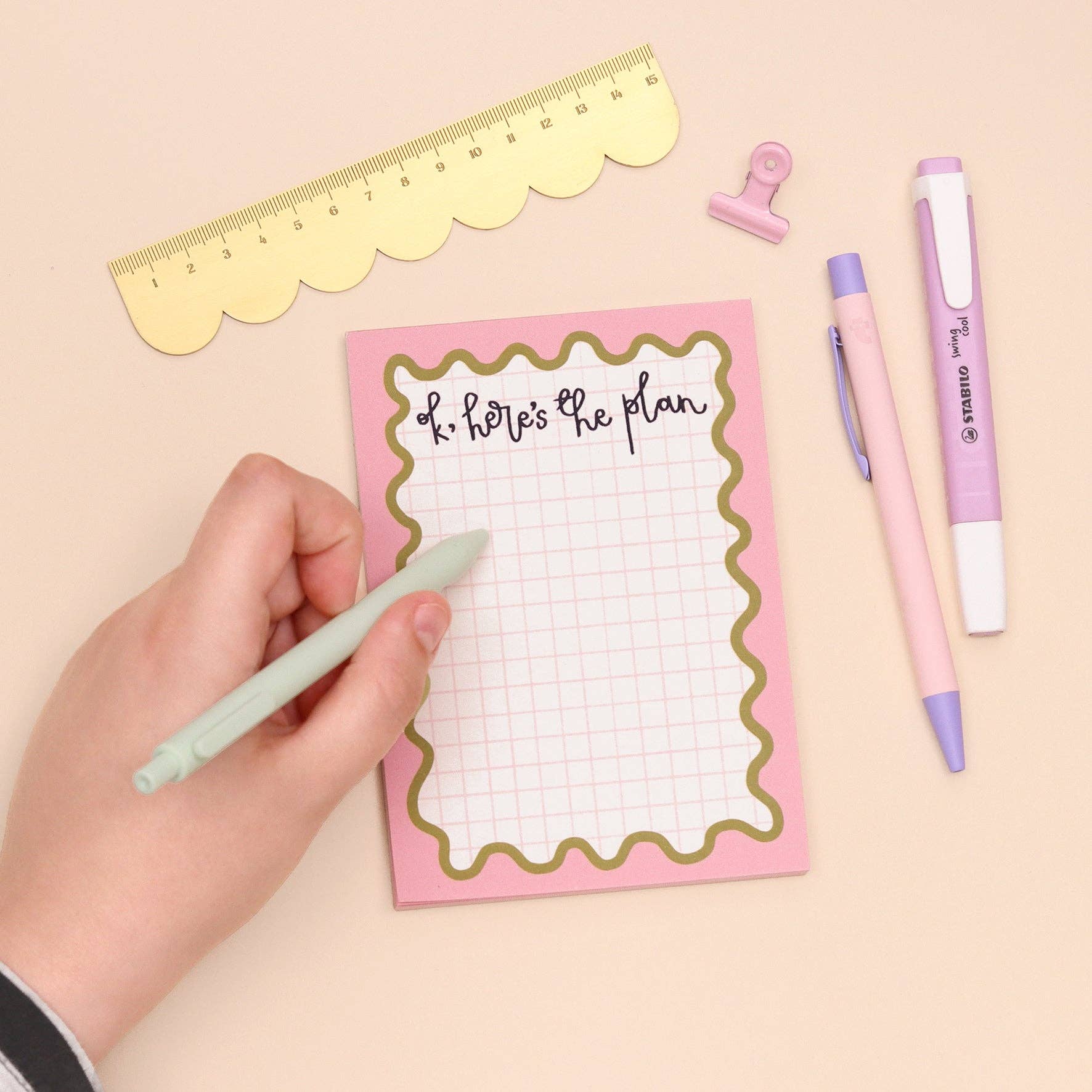 OK, Here's The Plan Notepad