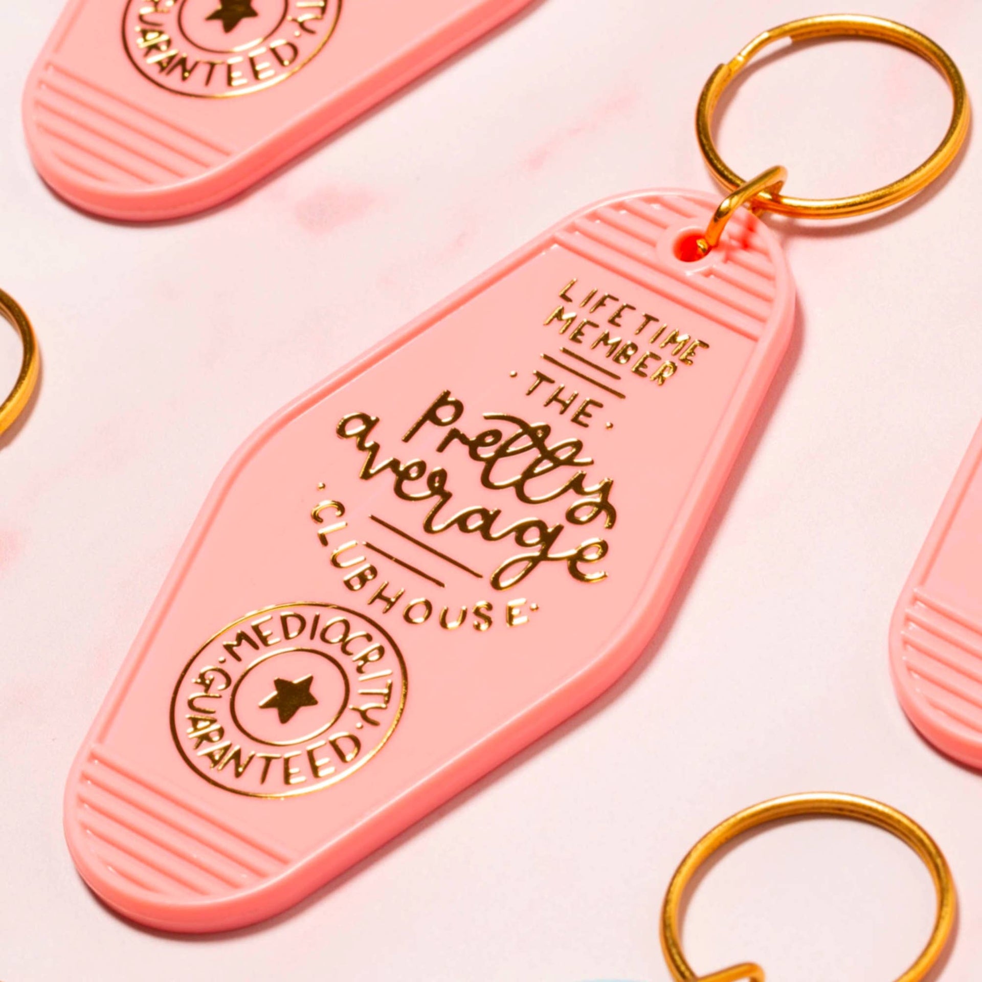Pretty Average Clubhouse Keyring