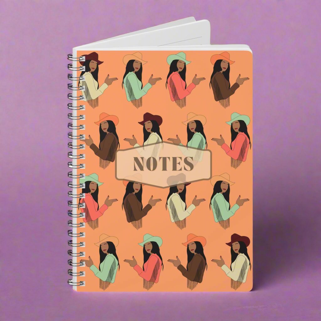Howdy Cowgirl A5 Notebook