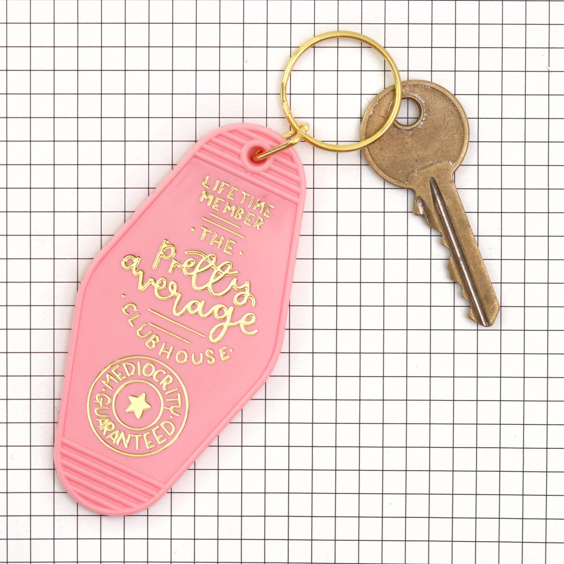 Pretty Average Clubhouse Keyring