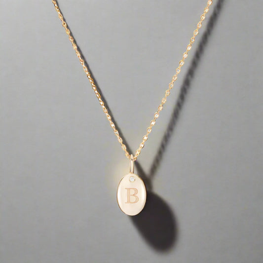 Oval Signet Necklace