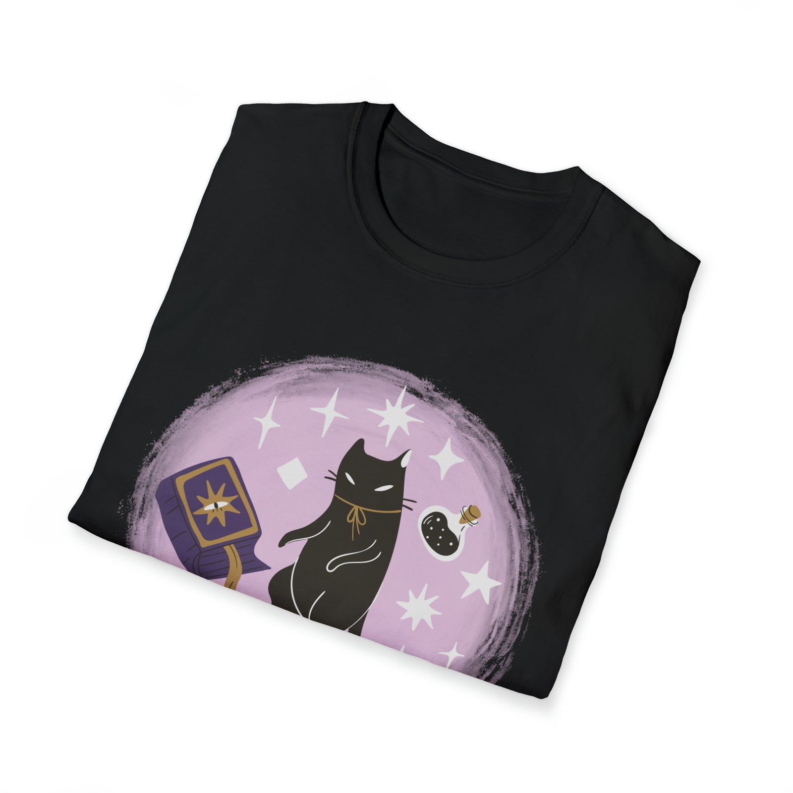 Witchy cat tshirt | gothic dark academia design tee, Halloween lover, fairy core, cat obsessed gift