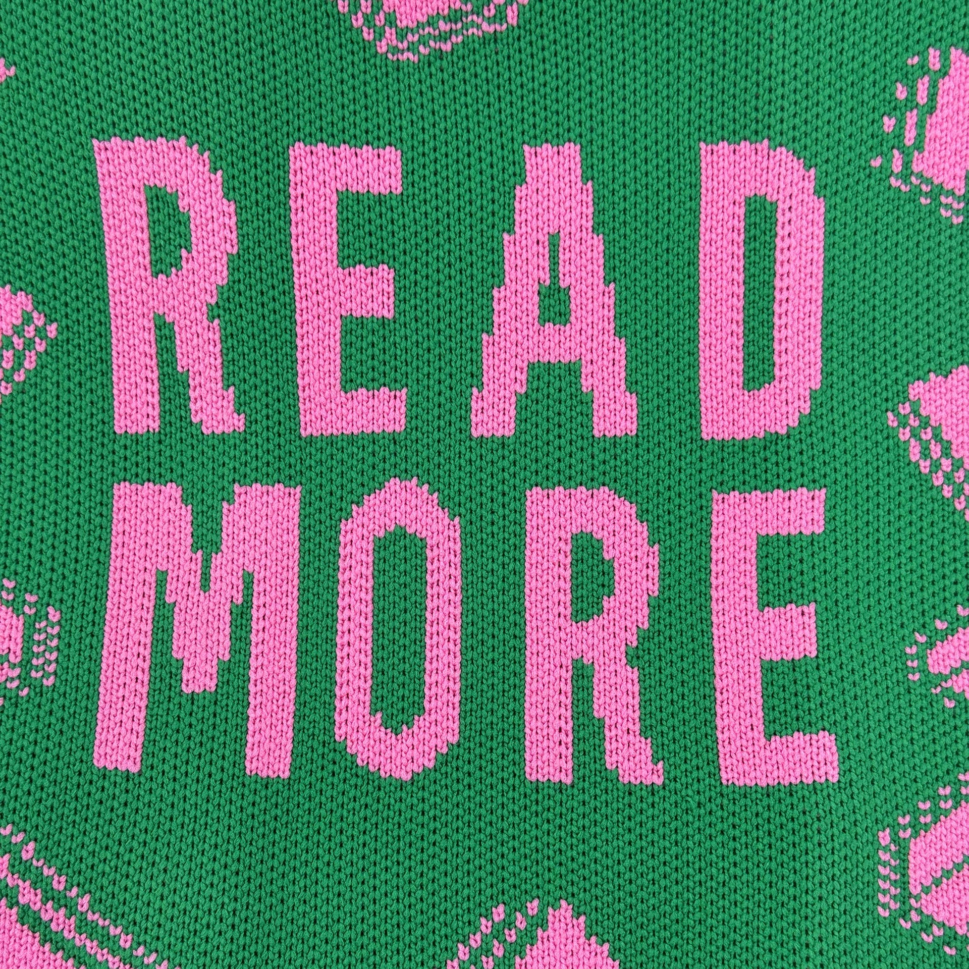 Read More Knit Tote Bag