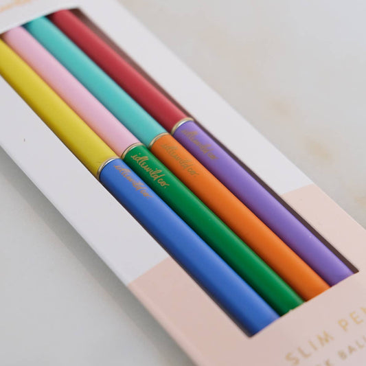 Slim Rainbow Pens Set
