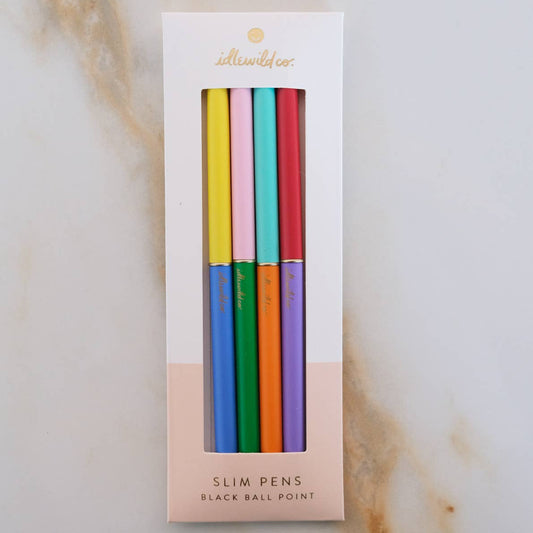 Slim Rainbow Pens Set