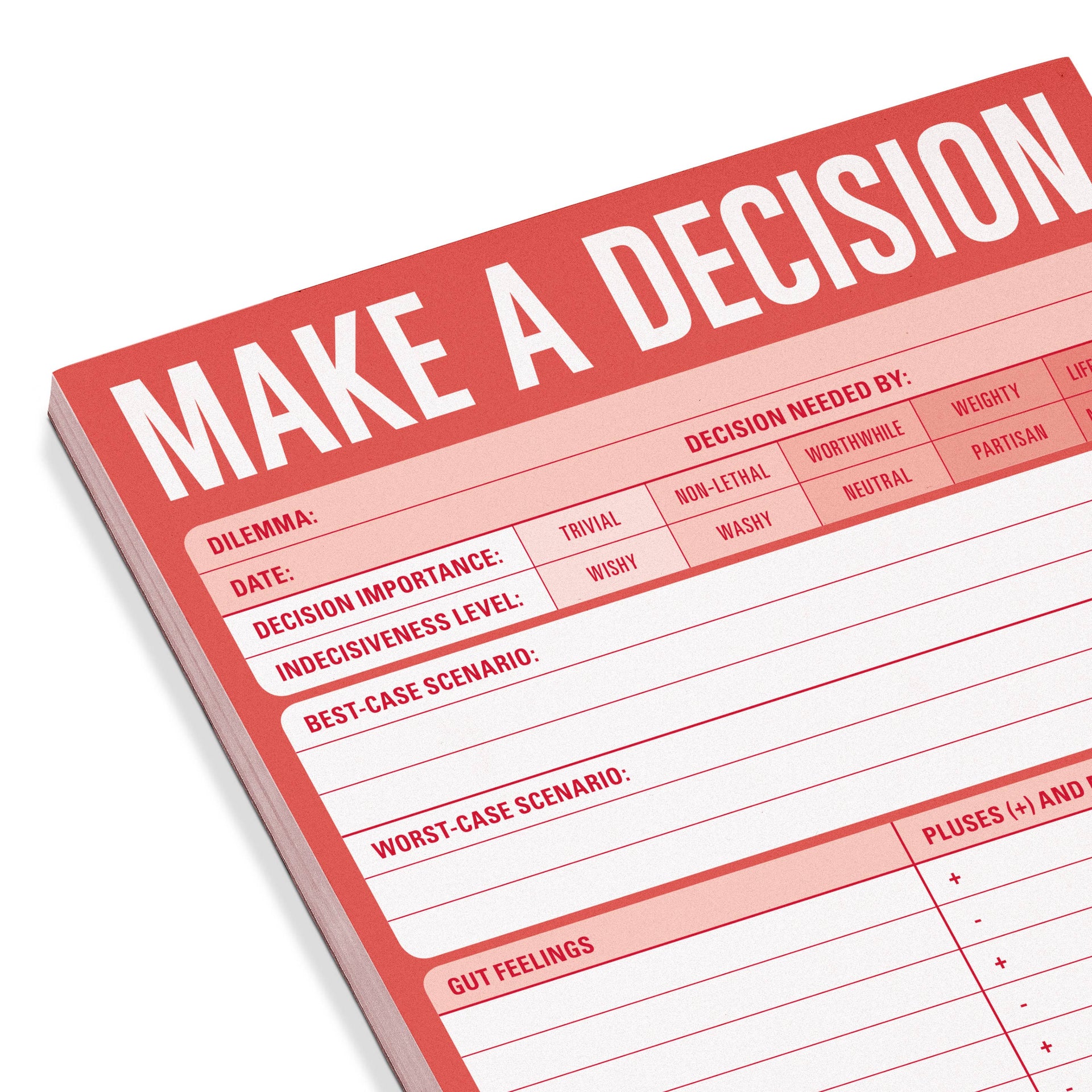 Make A Decision (Notepad/Sticky Notes)