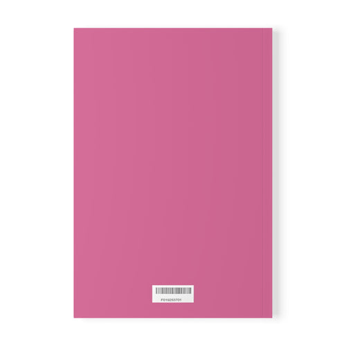 Heck The Patriarchy Print Pink Softcover A5 Notebook | Bright Pink Notebook Journal