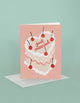 Wedding Greeting Card | Just Married Cherry Wedding Cake