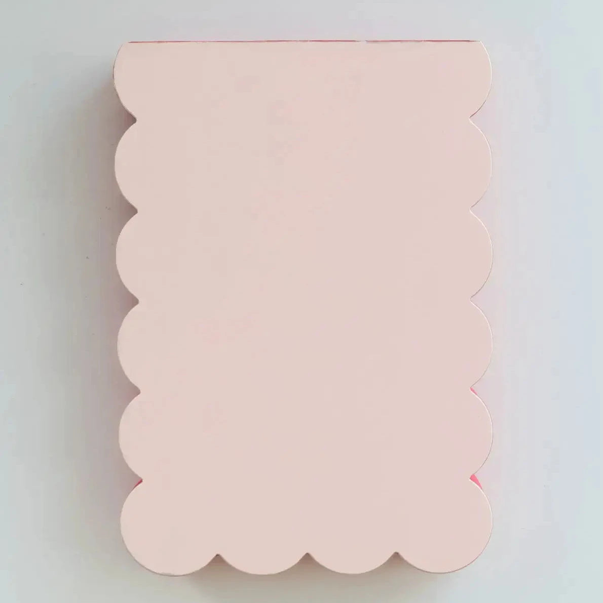 Peach Scalloped Notepad