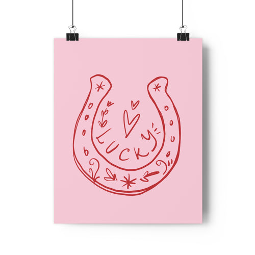 Lucky Horseshoe Print