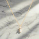 Baguette Dot Necklace