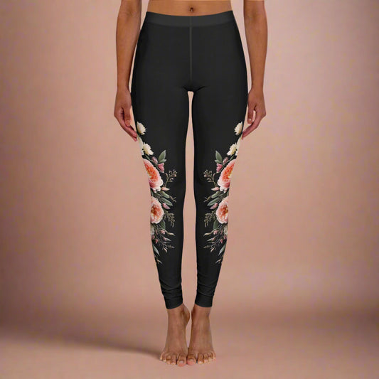 Full Bloom Peony Leggings