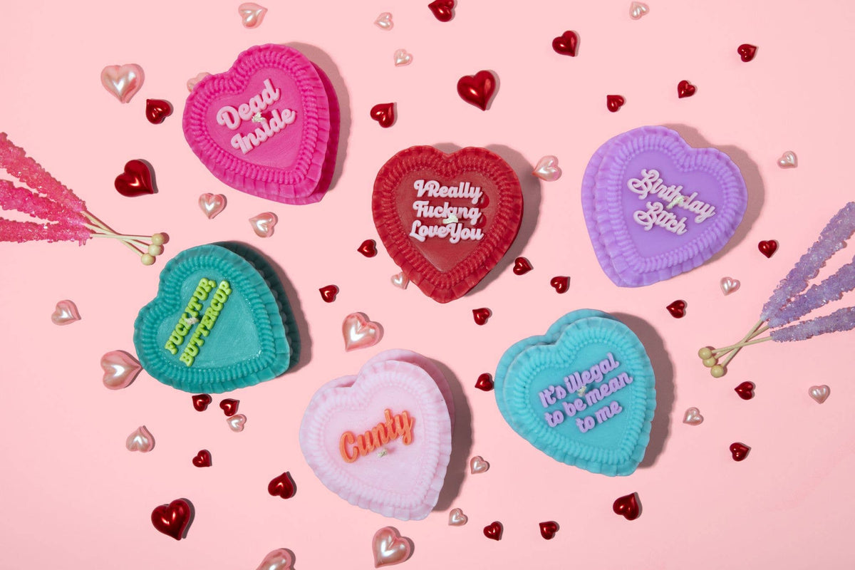 Birthday Bitch Heart Candle (funny gifts, birthday gifts)