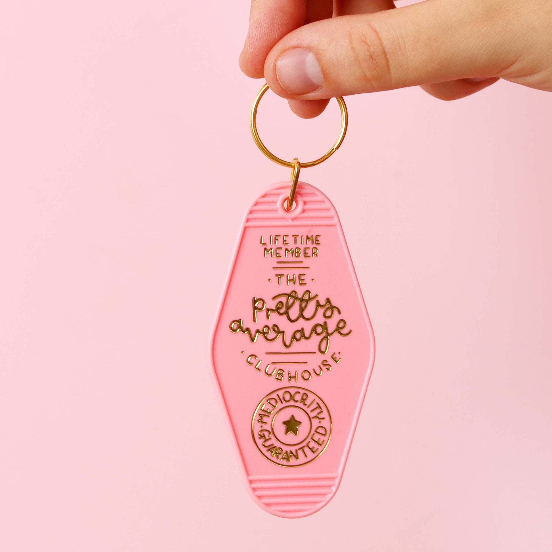 Pretty Average Clubhouse Keyring