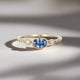 Ceylon Sapphire Dew Equilibrium Ring