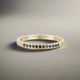 Jennie Kwon Black Diamond Milli Band Ring