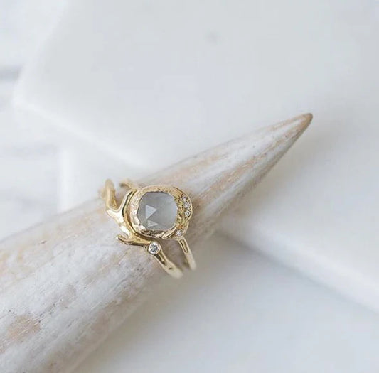 Mini Cove Aquamarine Ring