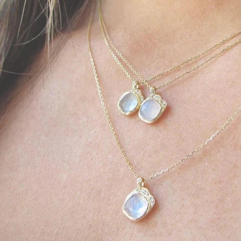 Mini Cove Moonstone Necklace