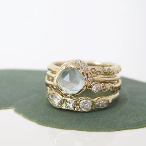 Mini Cove Aquamarine Ring