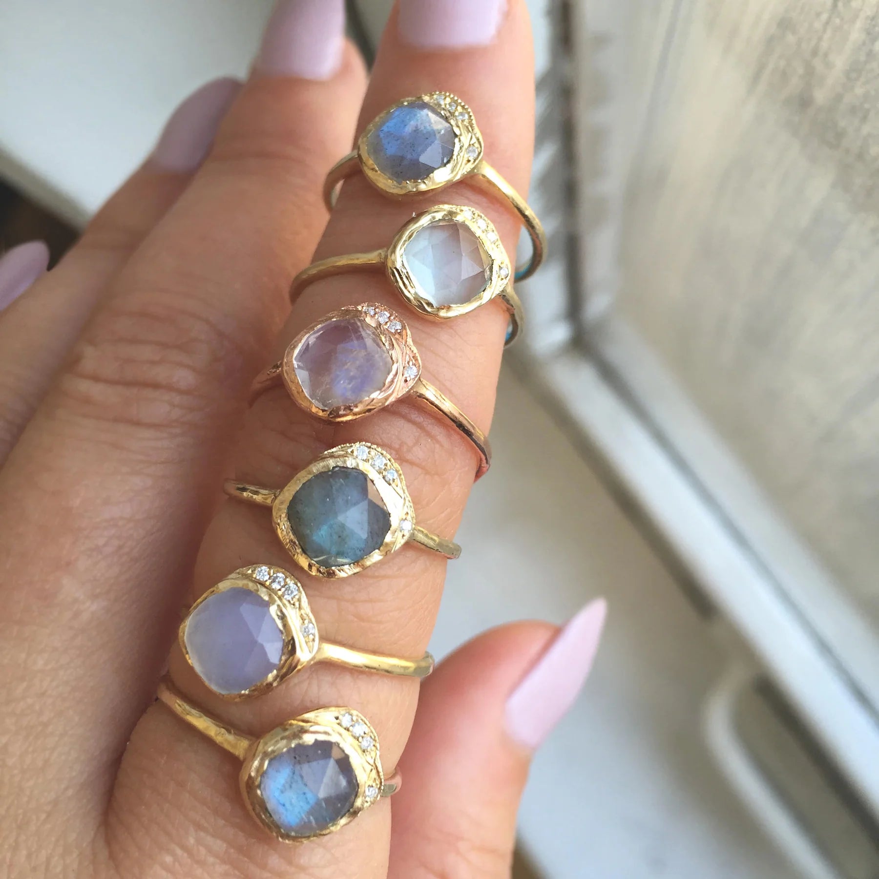 Mini Cove Aquamarine Ring