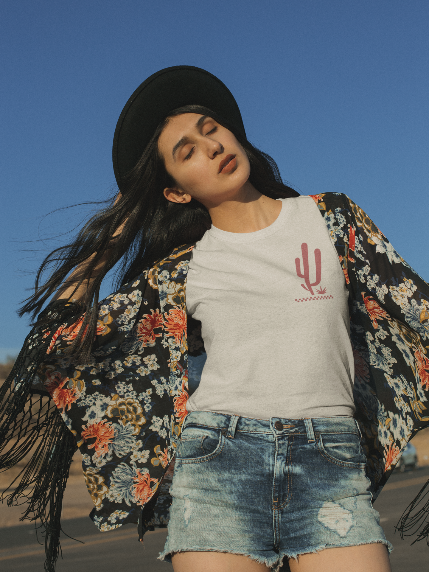Retro Desert Cactus Tshirt