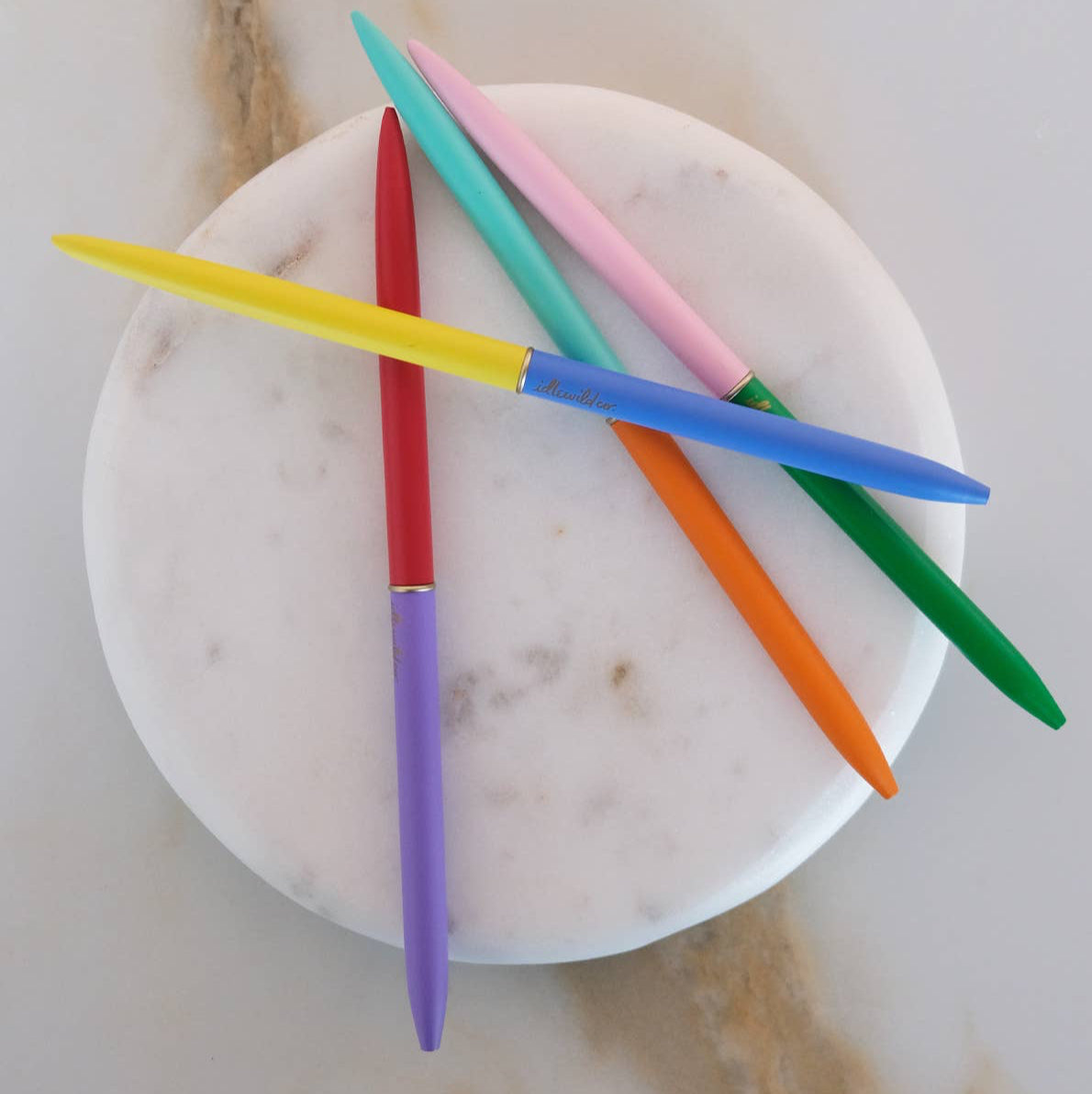 Slim Pens Set of Four | Duo-Tone Classic Rainbow