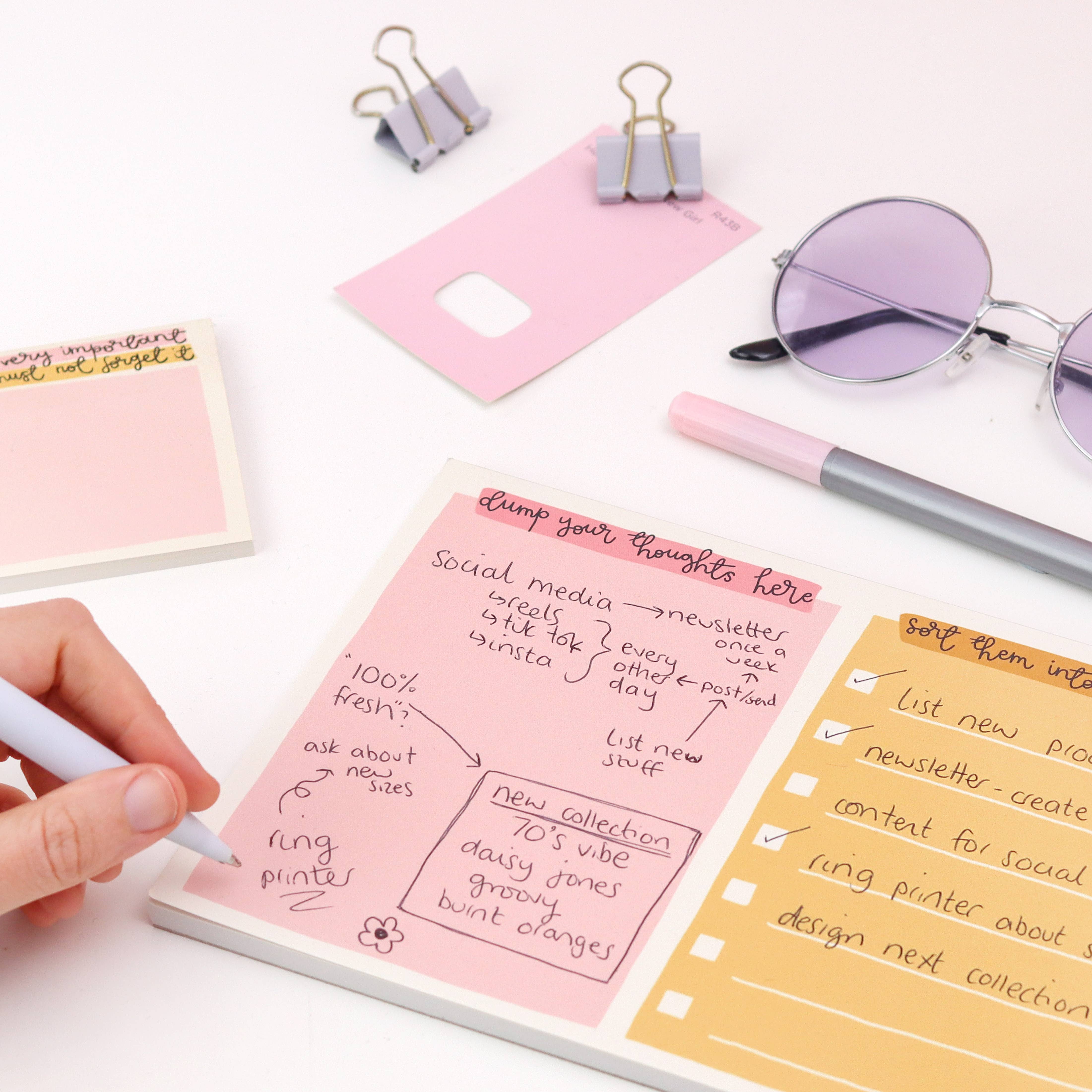 Organise Your Thoughts Notepad