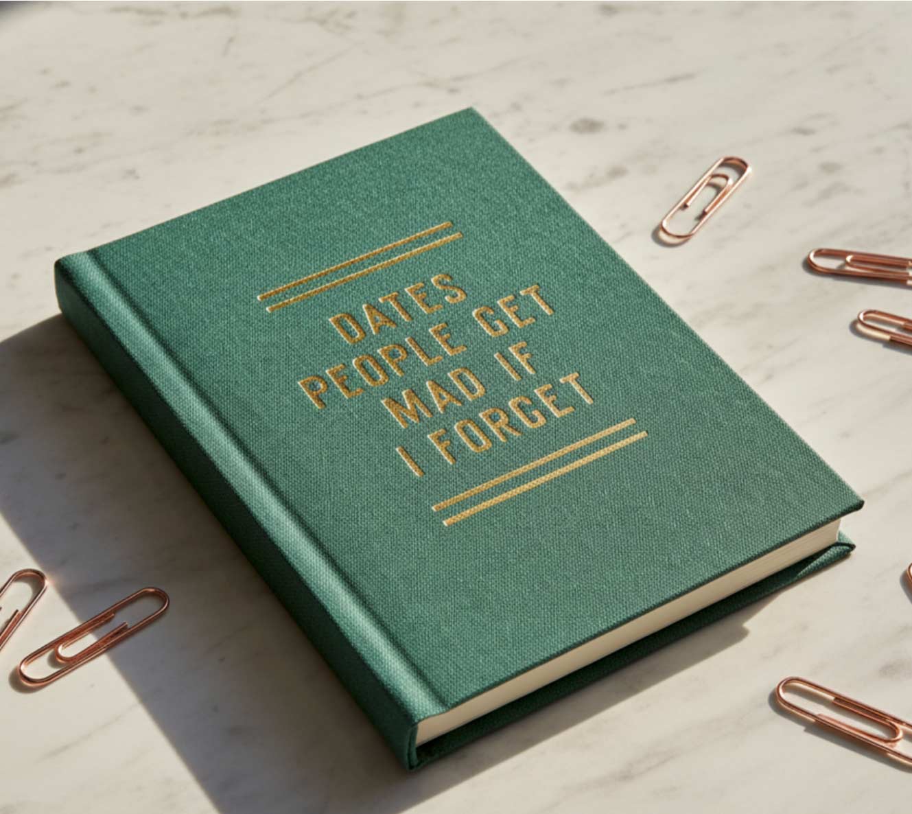 Dates People Get Mad If I Forget Tiny Notebook