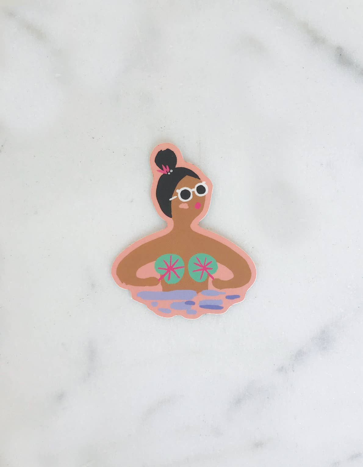 Die Cut Sticker | Sun Bather