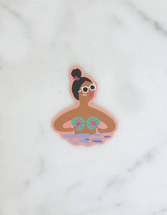 Die Cut Sticker | Sun Bather