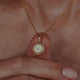 Coco Palm Tree Mini Talisman Necklace