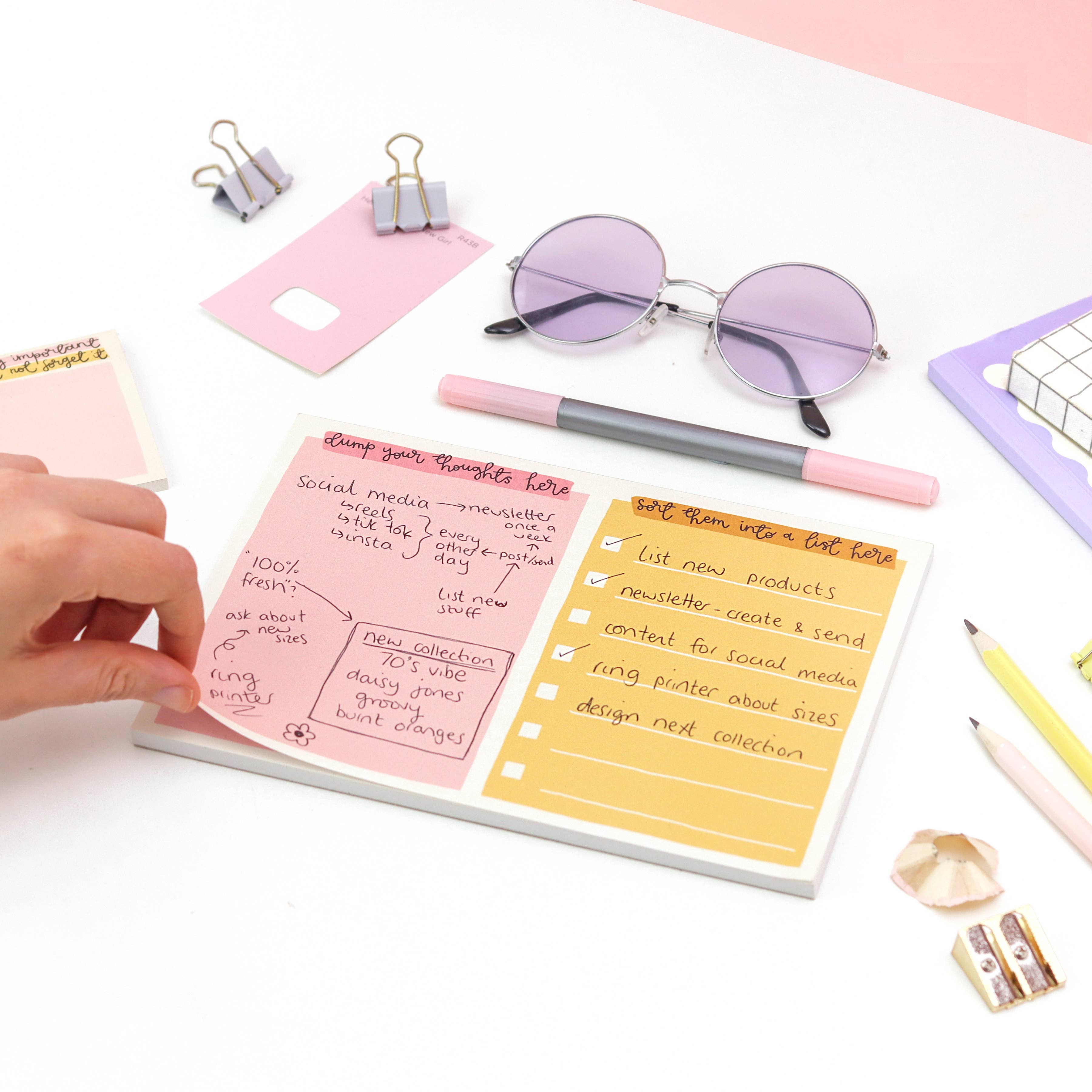 Organise Your Thoughts Notepad