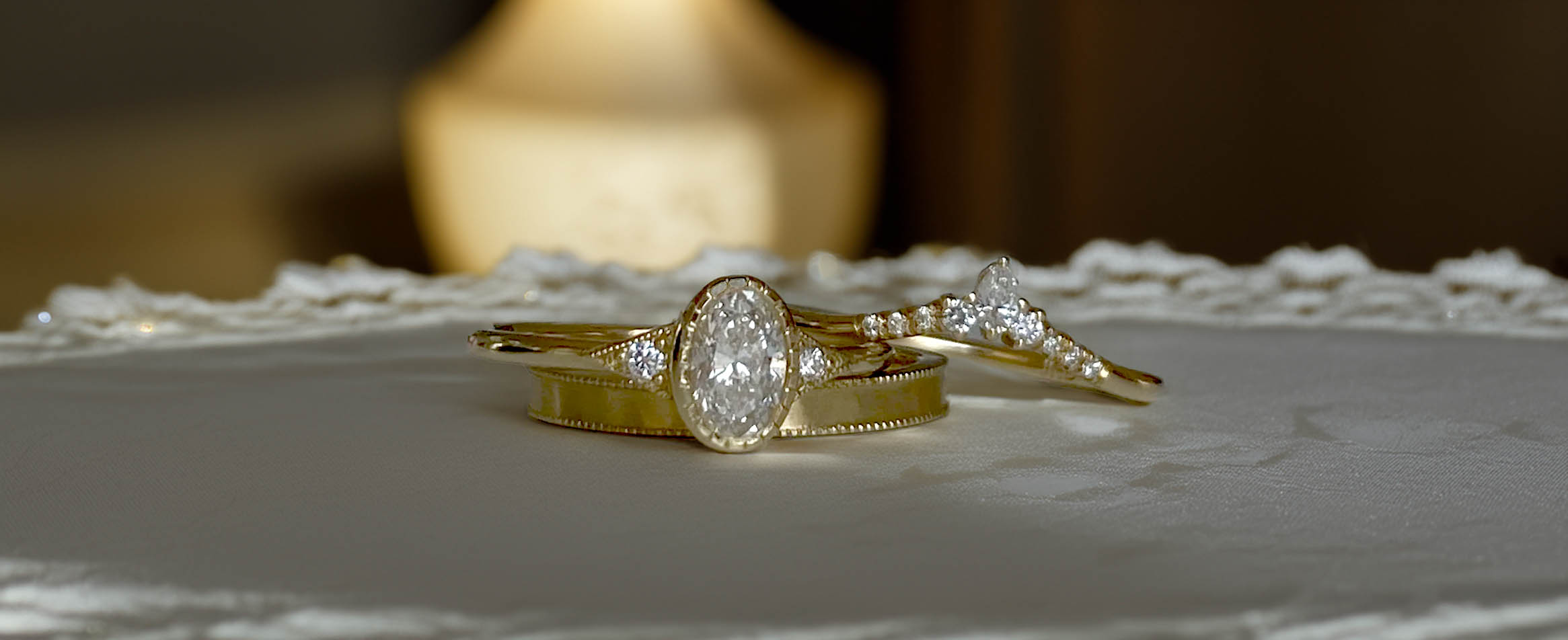 3 gold engagement rings - engagement ring trends 2025