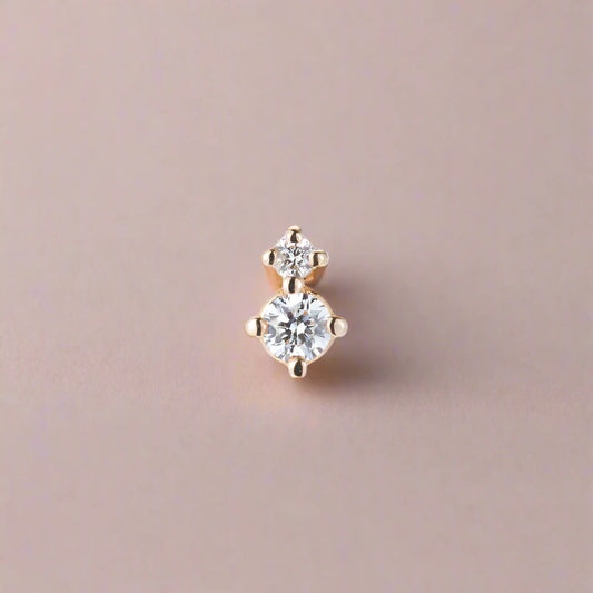 Diamond Duo Stud