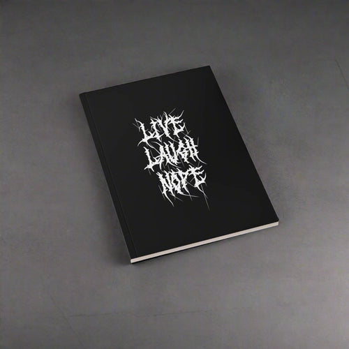 Live, Laugh, Nope Metal A5 Notebook