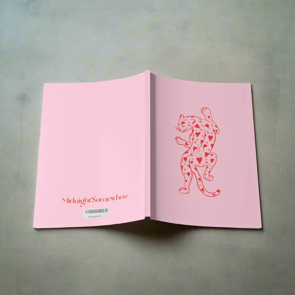 Heart leopard A5 Notebook