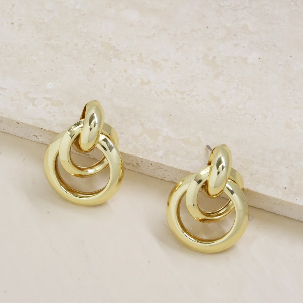 Classic Vibes Multi Ring Stud Earring