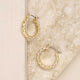 Textured Mini Hoop Earrings
