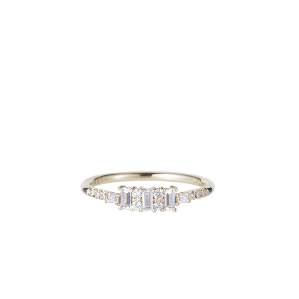 Diamond Baguette Reflection Ring