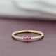 Tres Ruby Ring